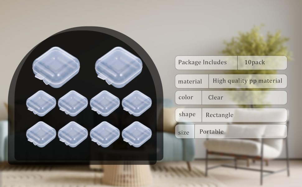 Mini Clear Plastic Box