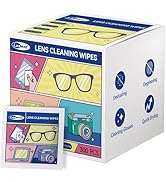 6 * 12cm, 300 PCS Lens Cleaning Wipes for Glasses Cleaner Wipes, Lens Wipes for Glasses/Sunglasse...