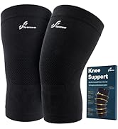 Zone Pressure Knee Brace for Men &amp; Women - Sportneer Knee Compression Sleeve with Partition Press...