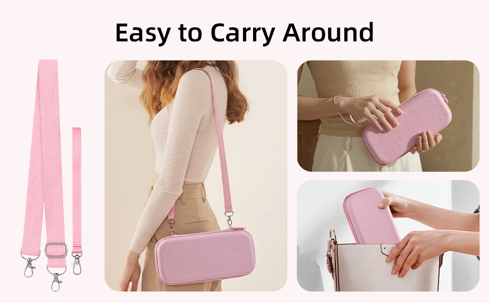 BRHE Cute Travel Carrying Case for Nintendo Switch 2 (2025) Accessories Kit with Protective Cover