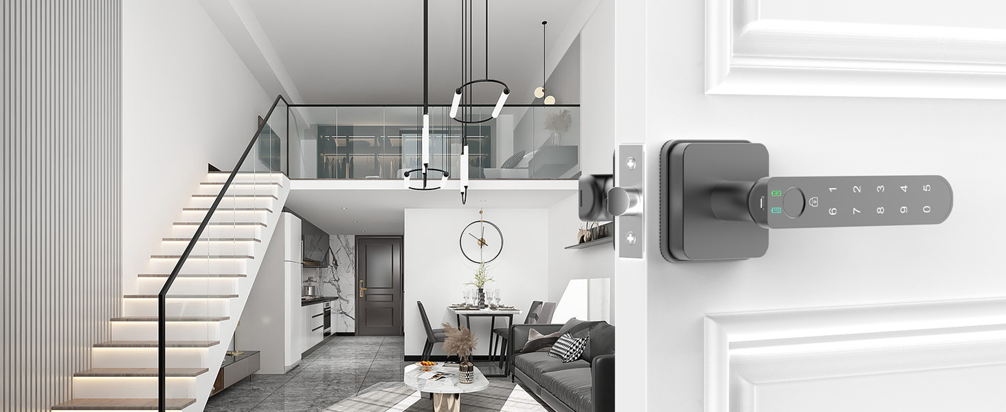 Apartment Door Handle Square