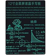 Rechargeable LCD Writing Tablet for Adults: 12 inch Full Screen Black