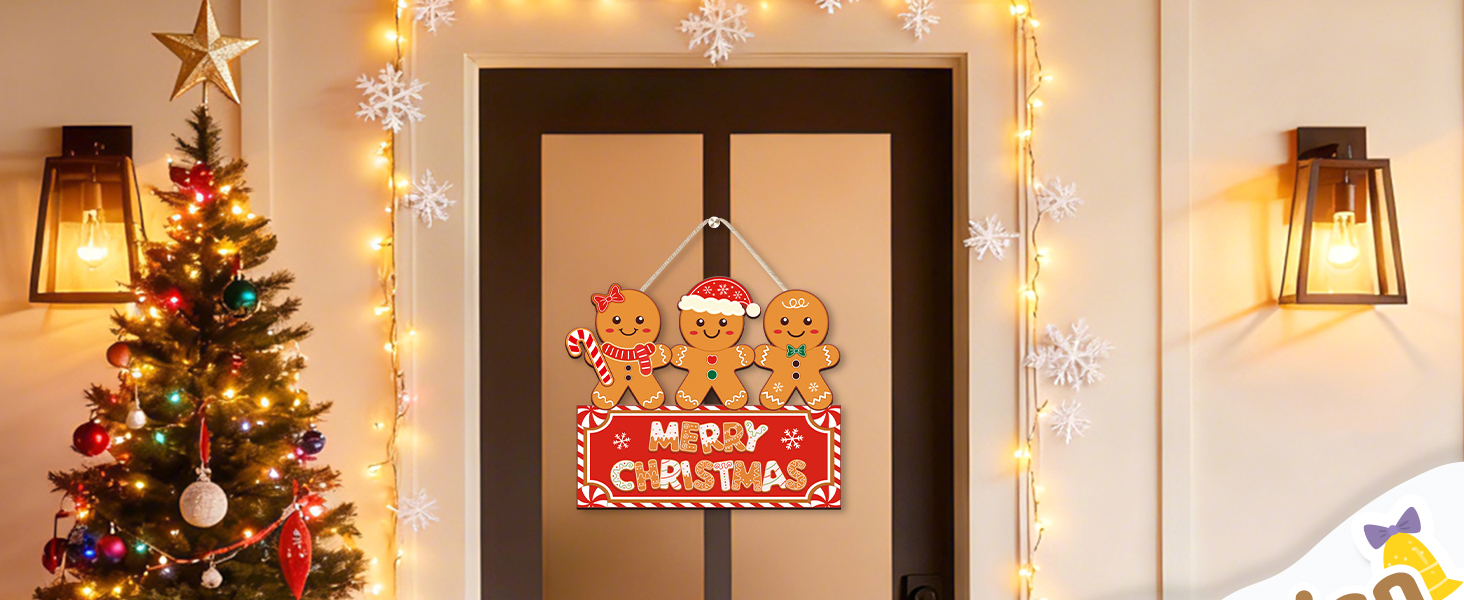 christmas door sign