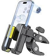 Bovemanx Bike Motorcycle Phone Mount Holder, [Riding &amp; Recording Video] Bike Phone Mount for Bicy...