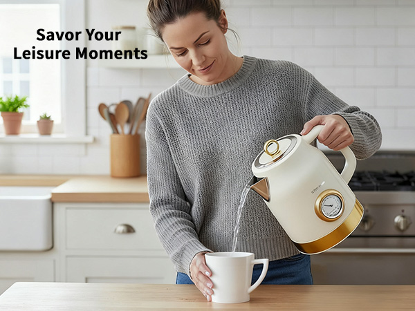 retro electric kettle