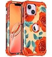 Miqala Compatible with iPhone 13 Case &amp; iPhone 14 Case,Glow in The Dark Three Layer Heavy Duty Sh...