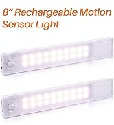 STAR-SPANGLED 8” Under Cabinet Lighting Rechargeable, Motion Sensor Lights Indoor Battery Operate...