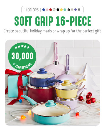 greenlife, cookware, soft grip, toxin-free, pfas-free, nonstick