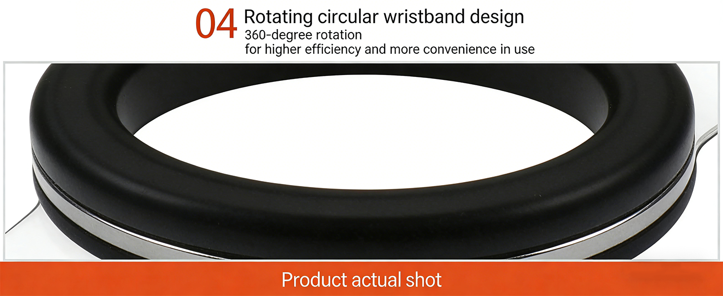 Rotating circular wristband design