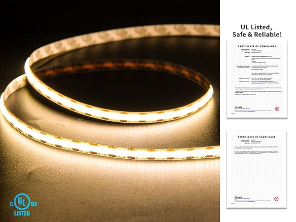 GINGSOW USB COB LED STRIP