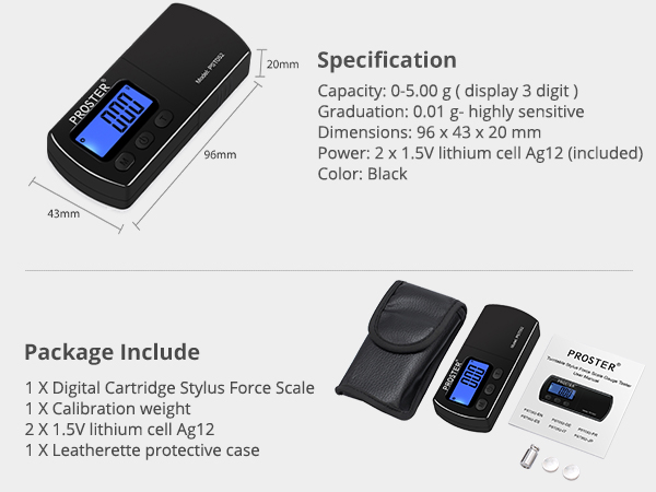 Turntable Stylus Force