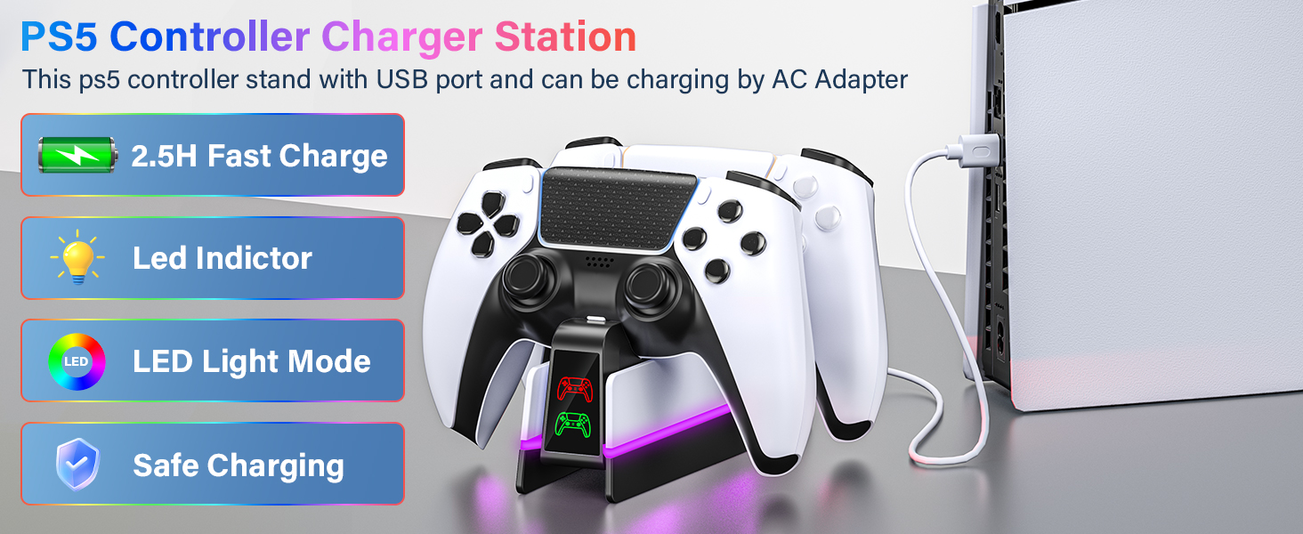 ps5 controller charger