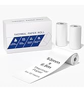 53mm White Non-Adhesive Thermal Paper 3 Rolls, Compatible with A285M A282M A281M M835 M834 M832 T...
