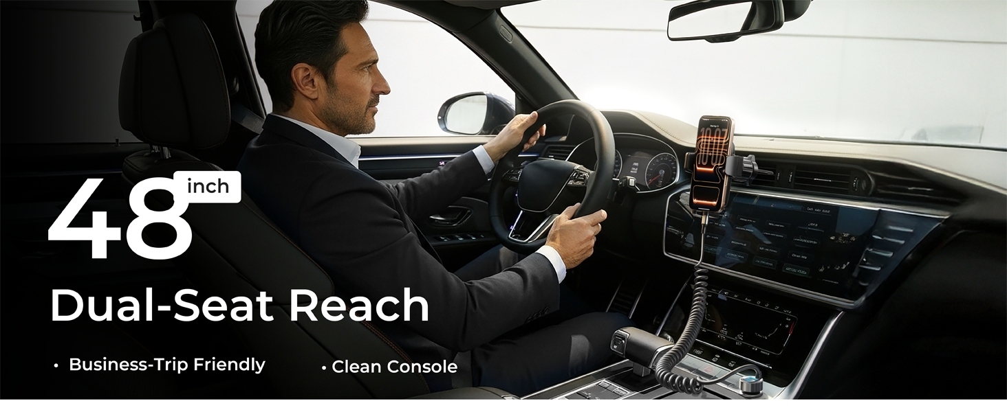 LISEN 95W Car Charger Fast Charging