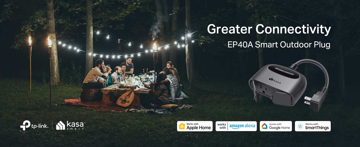 Greater Connectivity. EP40A Smart Outdoor Plug.
