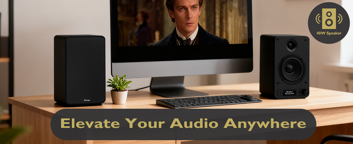 bookshelf speakers, monitor speakers, powered speakers, bluetooth speakers, tv speakers,