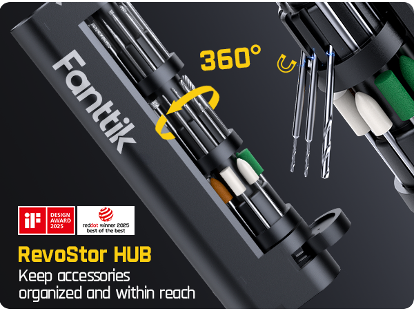 Fanttik F2 Master Mini Cordless Rotary Tool Kit 4V