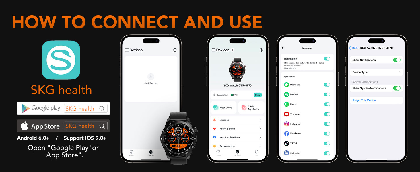 how to connect and use