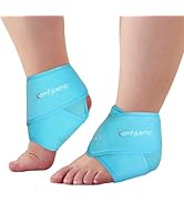Comfytemp XL Ankle Ice Pack Wrap, Reusable Gel Ice Packs for Injuries Hot Cold Compres for Planta...
