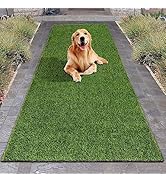Artificial Grass Turf Area Rug Runner 2' X 6' Artificial Grass Rug Turf Mat for Dogs Pet Ind...