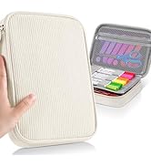 Zannaki Large Capacity Pencil Pouch Organizer | Soft Corduroy Pencil Box for Girls Boys Teens | C...