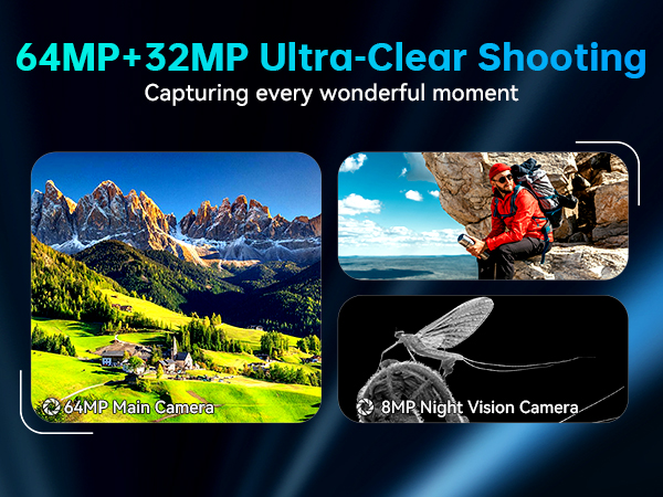 rugged smartphone unlocked night vision