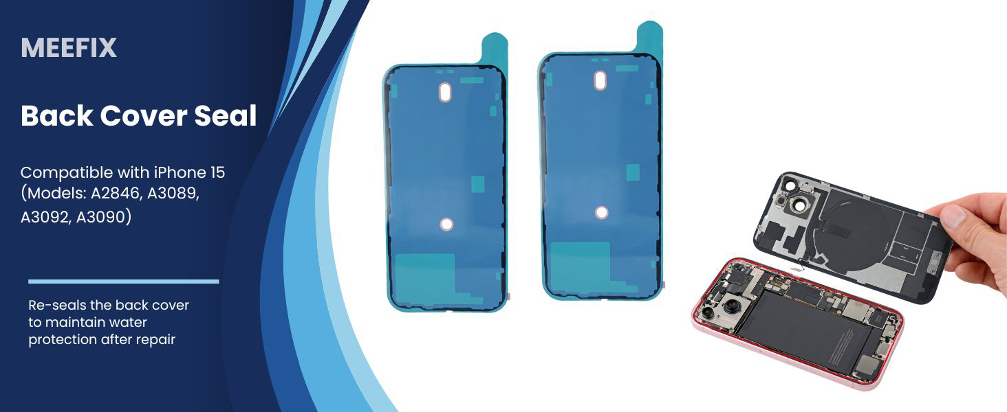 iphone 15 back cover waterproof seal