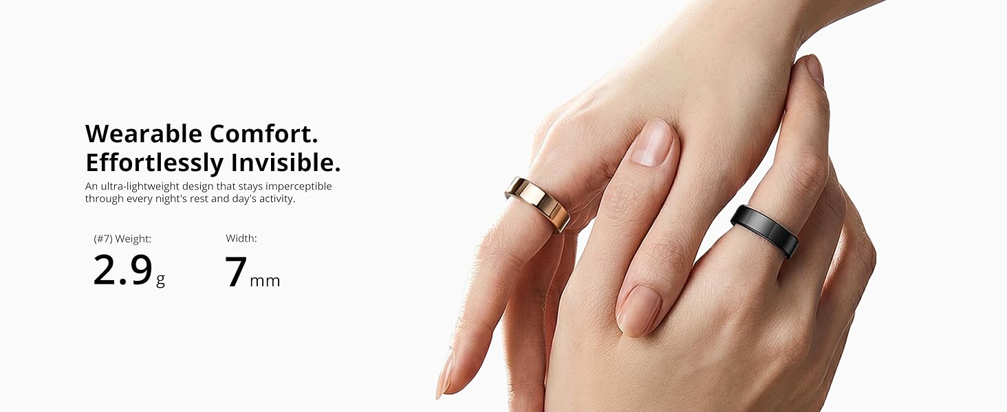 7mm Smart Ring for Women