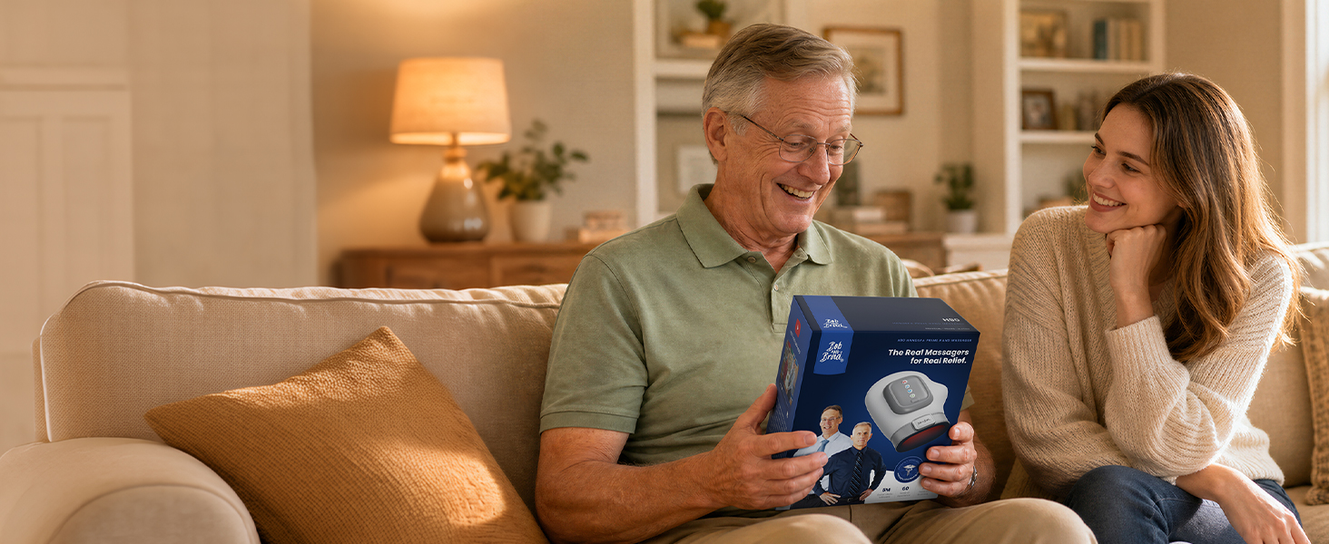 professional hand massager for arthritis and carpal tunnel with heat and compression UL certified