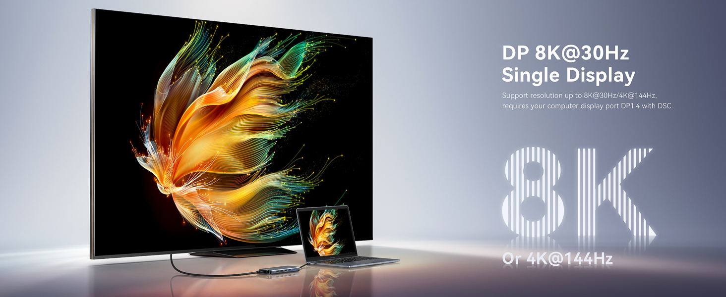 thunderbolt 5 docking station usb c hub displayport dp 8k dual monitor docking station usb c