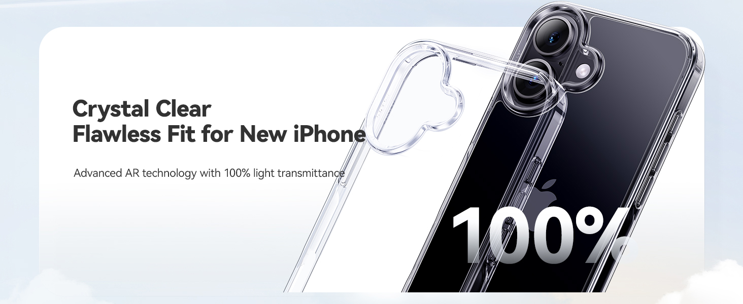 iPhone 17 Case Crystal Clear, Anti-Yellow, 15FT Military-Grade Drop Protection