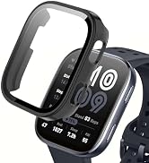 Orzero (1 Pack) Watch Case Compatible for Amazfit Bip 6, Protective PC Frame Face Cover Built-in ...