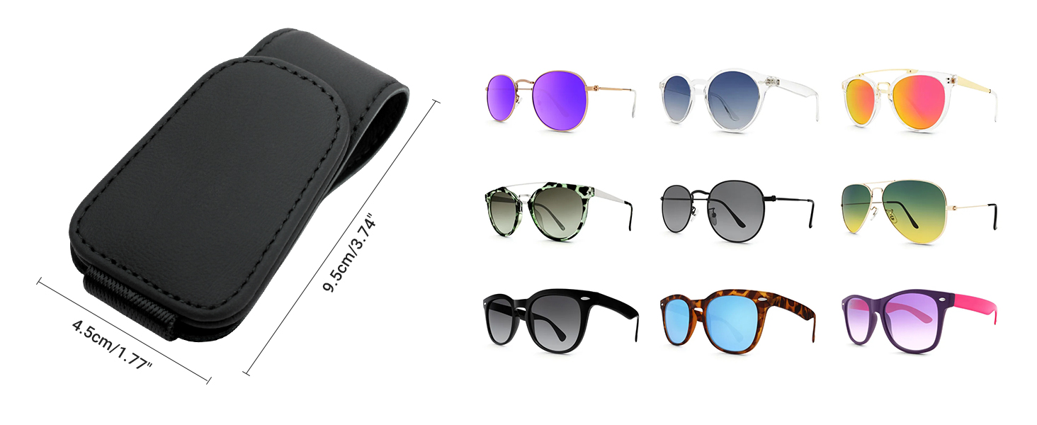 sunglasses holder for car visor