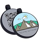 THELUCKYTAG Upgraded Personalized Dog Tags Engraved with 3D QR Code for Dogs Cat Collar - Silicon...