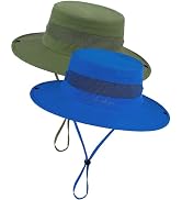 HONGTEYA Kids Sun Hat UPF 50+ Toddler Summer Bucket Hat Outdoor Fishing Safari for Boys Girls Age...