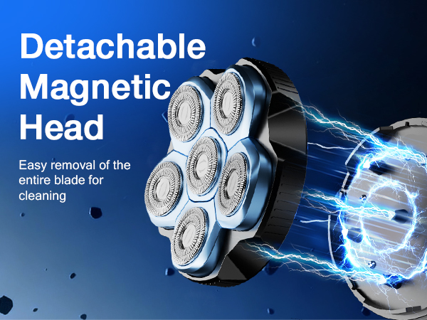 Replaceable Magnetic Blade Head