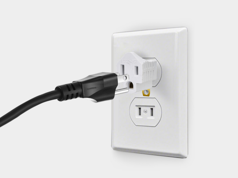 ZEAYEA 20 Pack 3 Prong to 2 Prong Adapter