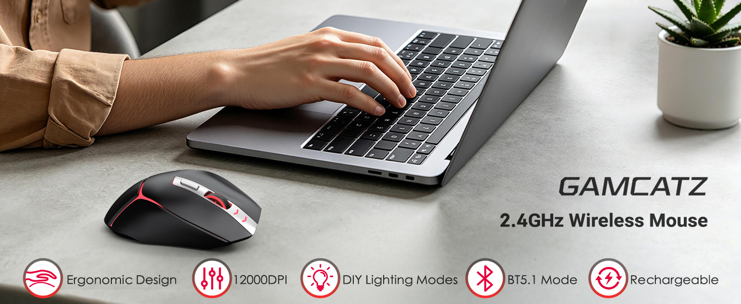 2.4G gaming wireless mouse