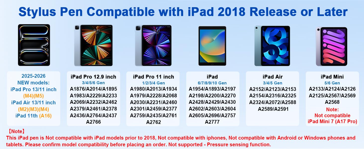stylus pen ipad 2018-2026