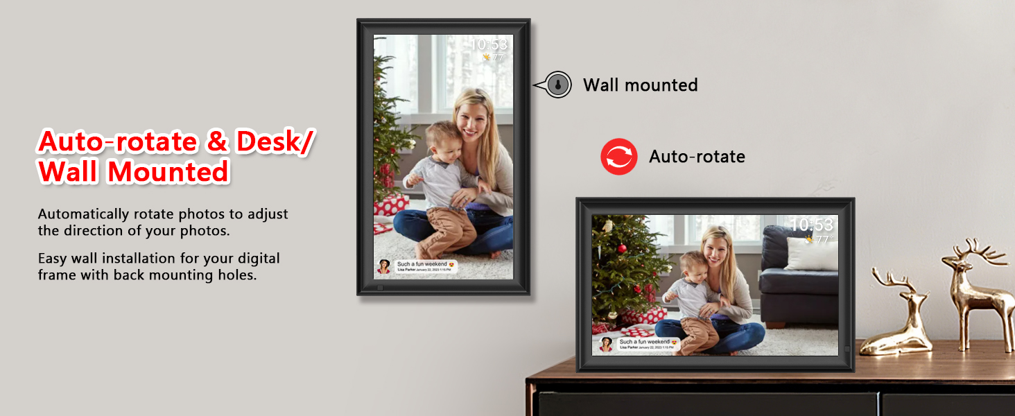 15.6inch FRAMEO Digital Photo Frame Digital Picture Frame