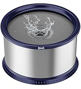 Twinsing 1.6 Gallon Dog Water Bowl, 6.5L/220oz Stainless Steel No Spill Water Bowl for Large Dogs...