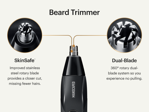 manscaped weed whacker nose ear hair trimmer