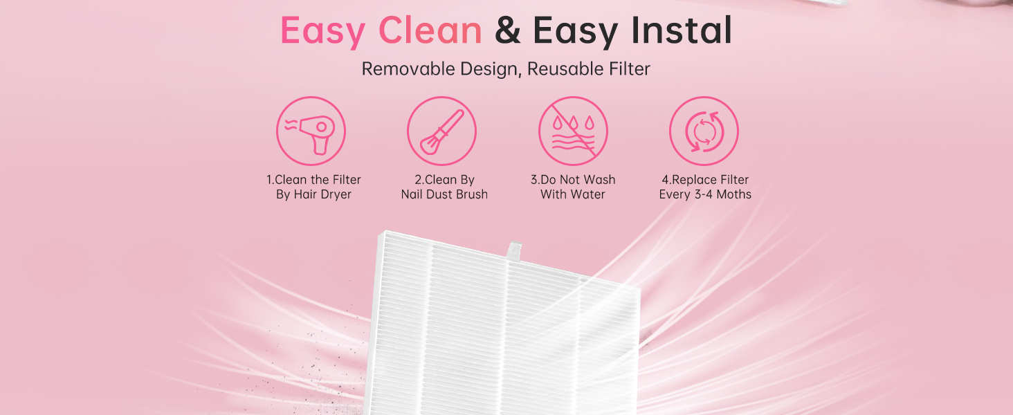 nail dust collector sheets