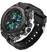 Mens Watch Military Sports Outdoor Waterproof Watches for Men Date Multi Function Tactics Alarm S...