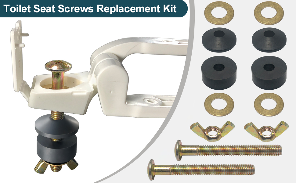 2Pcs Toilet Seat Screws