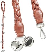 CATHYLIFE Dog Doorbells for Potty Training, PU Leather Puppy Door Bells, Hand-Woven Dog Bells for...
