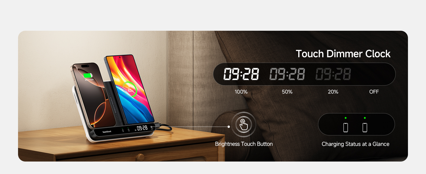 2 phone wireless charger