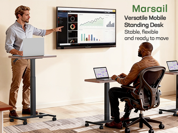 Mobile standing desk