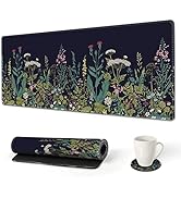 AIMSA Extended Gaming Mouse Pad, XL Large Keyboard Mouse Mat Desk Pad with Stitched Edges, Durabl...