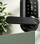 Smart Lock Keypad Door Lock with Handle, WiFi Keyless Entry Door Lock with Handle,Door Keypad Loc...